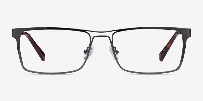 Biloxi Dark Gunmetal Métal Montures de lunettes de vue d'EyeBuyDirect