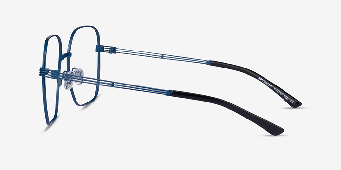 Epicenter Bleu Métal Montures de lunettes de vue d'EyeBuyDirect