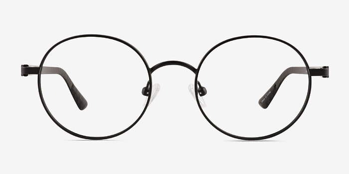 Turn Matte Black Métal Montures de lunettes de vue d'EyeBuyDirect