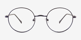 Synapse Violet clair Métal Montures de lunettes de vue d'EyeBuyDirect, Vue de Face