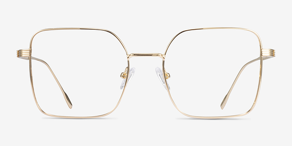 Durnan Doré Métal Montures de lunettes de vue