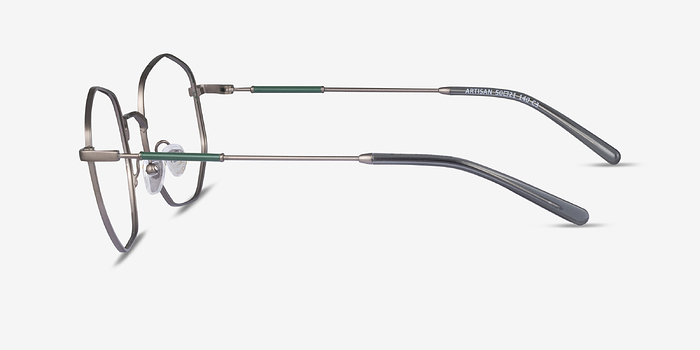 Artisan Gunmetal Métal Montures de lunettes de vue d'EyeBuyDirect