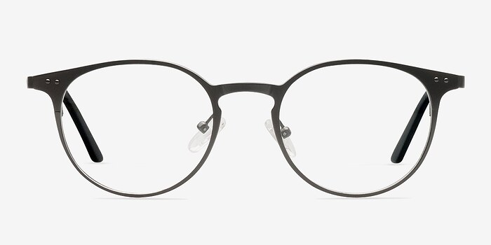 Thin Line Gunmetal Métal Montures de lunettes de vue d'EyeBuyDirect