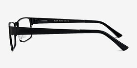 Elliot  Black  Métal Montures de lunettes de vue d'EyeBuyDirect, Vue de Côté