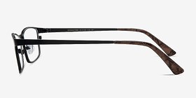 Germantown  Black  Métal Montures de lunettes de vue d'EyeBuyDirect, Vue de Côté