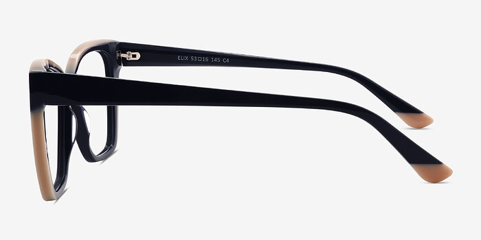 Elix Bleu marine  Acétate Montures de lunettes de vue d'EyeBuyDirect