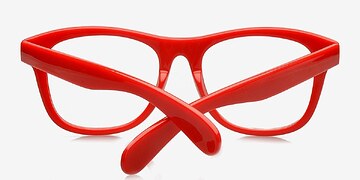 Rouge Myrtle -  Coloré Plastique Lunettes de vue