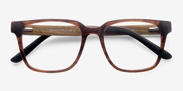 Brun Belmont -  Mode Bois mixte Lunettes de vue