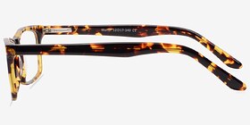 Mandi Écailles Acétate Montures de lunettes de vue d'EyeBuyDirect, Vue de Côté