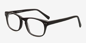 Carla Café Acétate Montures de lunettes de vue d'EyeBuyDirect, Vue d'Angle