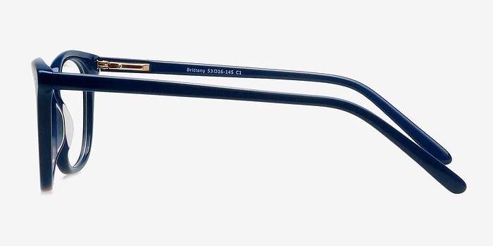 Brittany Bleu marine  Acétate Montures de lunettes de vue d'EyeBuyDirect