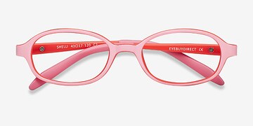Pink/Red Shelli -  Légèreté Plastique Lunettes de vue
