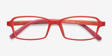 Rouge Ricki -  Légèreté Plastique Lunettes de vue