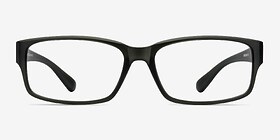 Apollo Matte Gray Plastique Montures de lunettes de vue d'EyeBuyDirect, Vue de Face