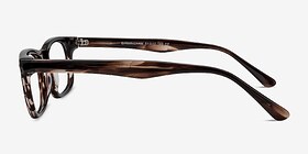 Birmingham Café Acétate Montures de lunettes de vue d'EyeBuyDirect, Vue de Côté