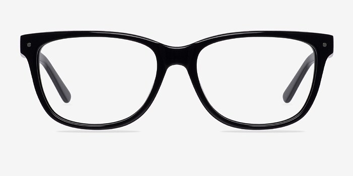 Allure Noir Acétate Montures de lunettes de vue d'EyeBuyDirect