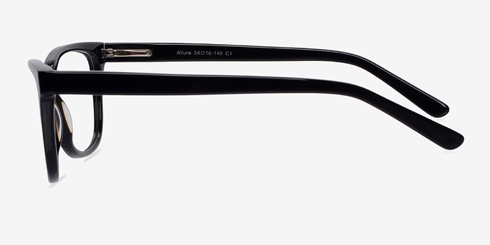 Allure Noir Acétate Montures de lunettes de vue d'EyeBuyDirect