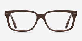 John Brown/Striped Plastique Montures de lunettes de vue d'EyeBuyDirect, Vue de Face