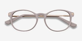 New Bedford Faded Rose Plastique Montures de lunettes de vue d'EyeBuyDirect, Vue Rapprochée