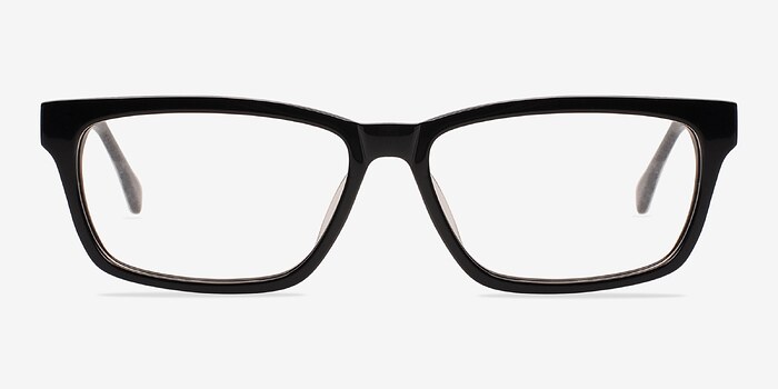 Seattle Noir Acétate Montures de lunettes de vue d'EyeBuyDirect
