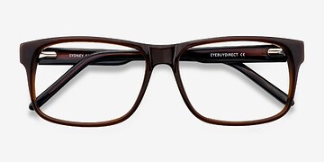 Brun Sydney -  Classiques Plastique Lunettes de vue
