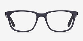 Bristol Matte Navy Acétate Montures de lunettes de vue d'EyeBuyDirect, Vue de Face