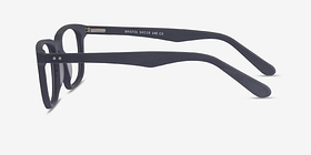 Bristol Matte Navy Acétate Montures de lunettes de vue d'EyeBuyDirect, Vue de Côté