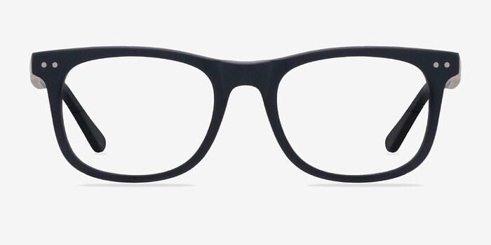 Montreal Matte Navy Acétate Montures de lunettes de vue d'EyeBuyDirect