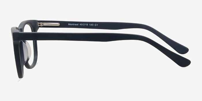 Montreal Matte Navy Acétate Montures de lunettes de vue d'EyeBuyDirect
