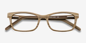 Brown/Striped Mesquite -  Classiques Bois mixte Lunettes de vue