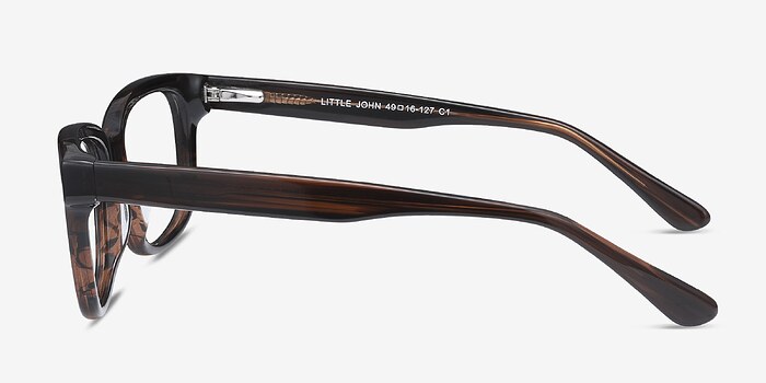 Little John Brun Plastique Montures de lunettes de vue d'EyeBuyDirect