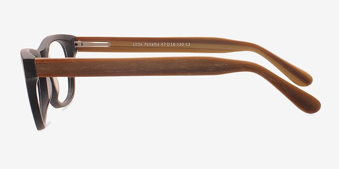 Little Panama Noir Acétate Montures de lunettes de vue d'EyeBuyDirect
