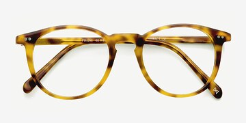 Blonde Tortoise Prism -  Designer Plastique Lunettes de vue