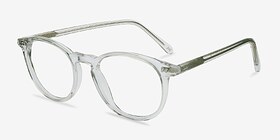 Prism Transparent Acétate Montures de lunettes de vue d'EyeBuyDirect, Vue d'Angle