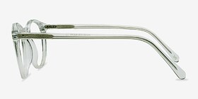 Prism Transparent Acétate Montures de lunettes de vue d'EyeBuyDirect, Vue de Côté