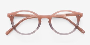 Frosted Rose Fade -  Coloré Acétate Lunettes de vue