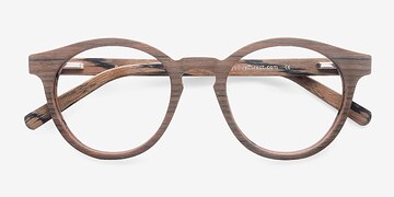 Brun Breeze -  Classiques Bois mixte Lunettes de vue