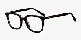 Ornette  Tortoise  Acétate Montures de lunettes de vue d'EyeBuyDirect, Vue d'Angle