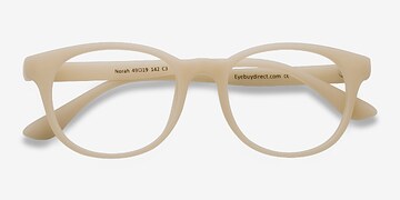 Matte Beige Norah -  Classic Plastic Eyeglasses