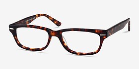 Fairmount Écailles Acétate Montures de lunettes de vue d'EyeBuyDirect, Vue d'Angle