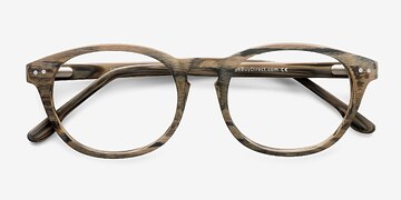 Brun Little Things -  Mode Bois mixte Lunettes de vue