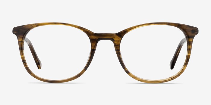 Peppermint Brun Acétate Montures de lunettes de vue d'EyeBuyDirect