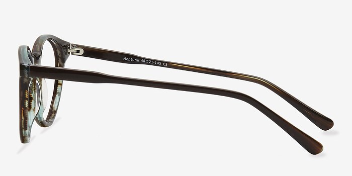 Neptune Brun Acétate Montures de lunettes de vue d'EyeBuyDirect
