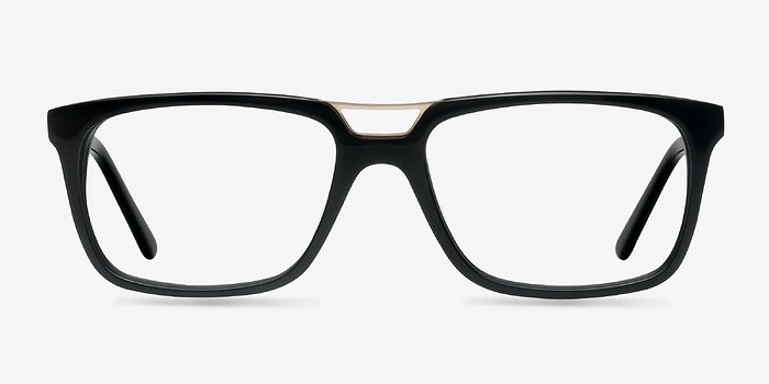 Evening Noir Acétate Montures de lunettes de vue d'EyeBuyDirect