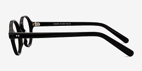 Homer Noir Acétate Montures de lunettes de vue d'EyeBuyDirect, Vue de Côté