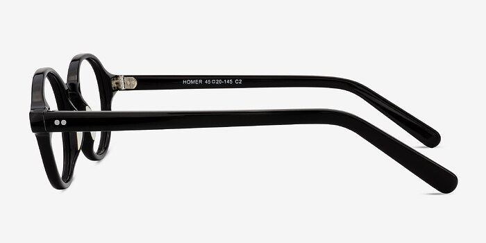 Homer Noir Acétate Montures de lunettes de vue d'EyeBuyDirect