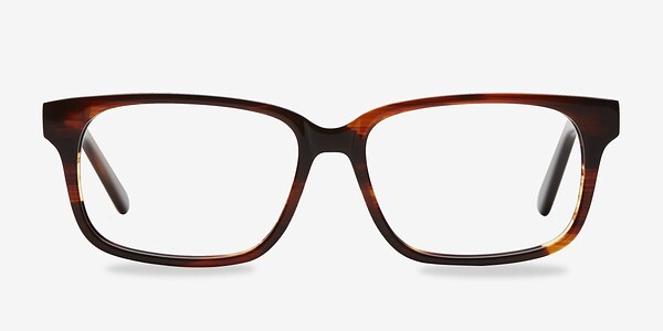 Edit Brun Acétate Montures de lunettes de vue