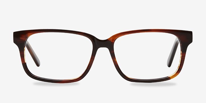 Edit Brun Acétate Montures de lunettes de vue d'EyeBuyDirect