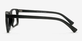 Persian Matte Black Plastique Montures de lunettes de vue d'EyeBuyDirect, Vue de Côté