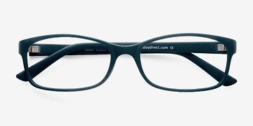 Matte Green Beads -  Classic Plastic Eyeglasses